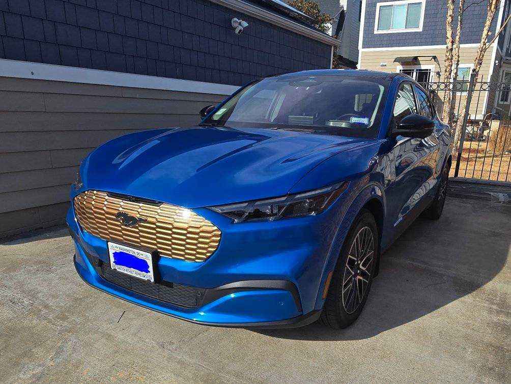 3D grill kit for Mustang Mach-E with modular design and authentic GT color finish