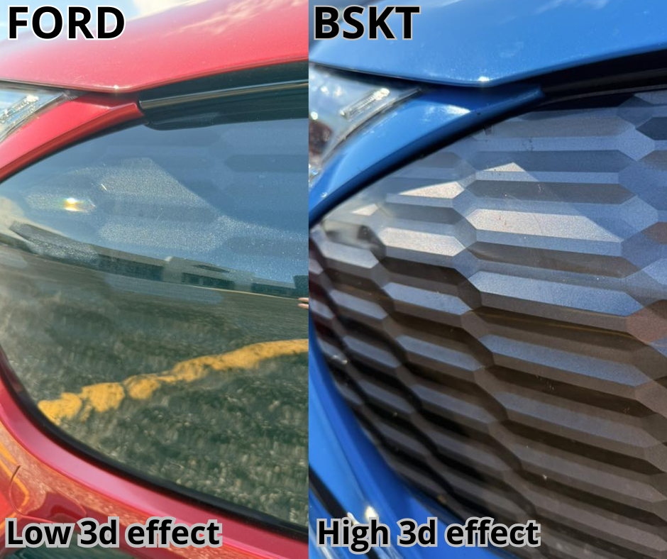 KIT NON-GT 3D GRILL with LIGH-UP PONIES