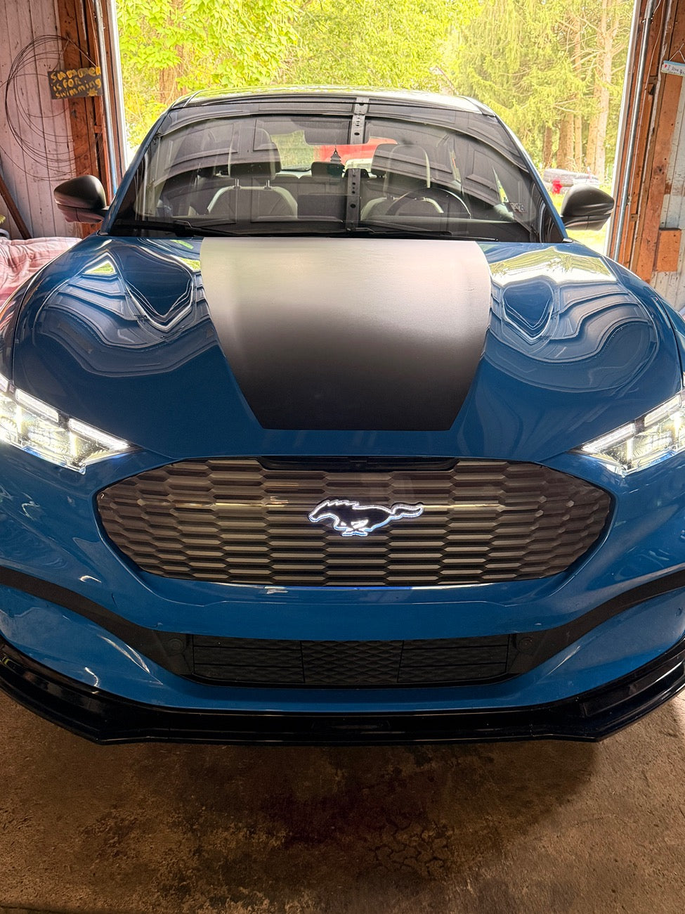 KIT NON-GT 3D GRILL with LIGH-UP PONIES