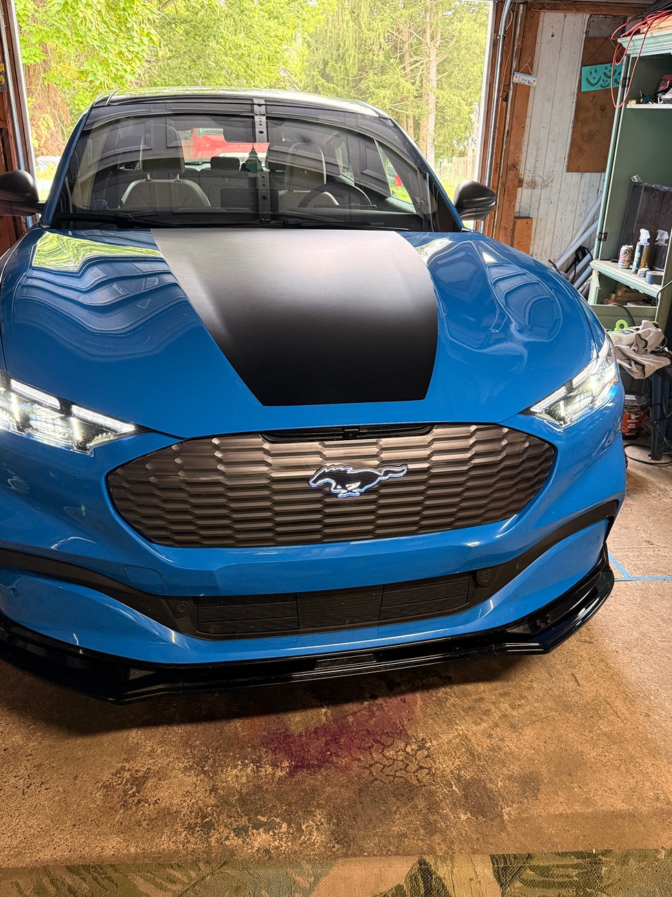 KIT NON-GT 3D GRILL with LIGH-UP PONIES