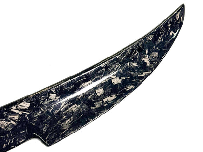 Wet carbon fiber Spoiler V2 for Mustang Mach-E 2021-2025 in carbon black and forged carbon options