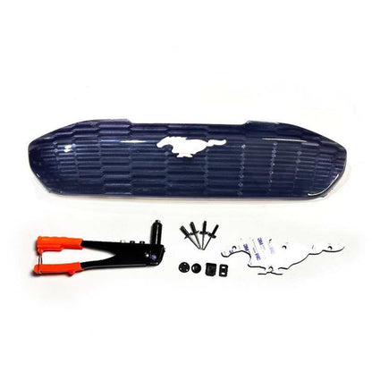 Premium 3D grill kit for Mustang Mach-E with modular design and authentic GT color options