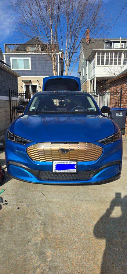 3D grill kit for Mustang Mach-E with modular design and authentic GT color finish