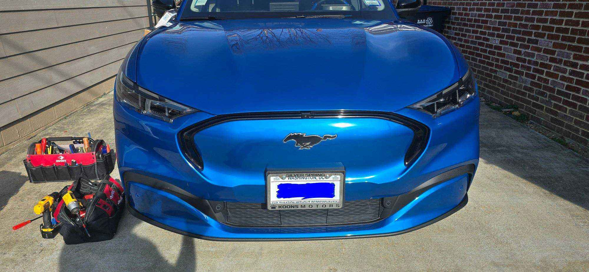 3D grill kit for Mustang Mach-E with modular design and authentic GT color finish