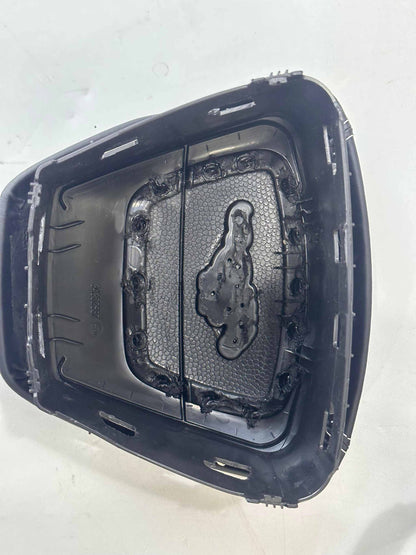 Black plastic inner side of ultimate center airbag cover with clips and adhesive for Mustang Mach-E