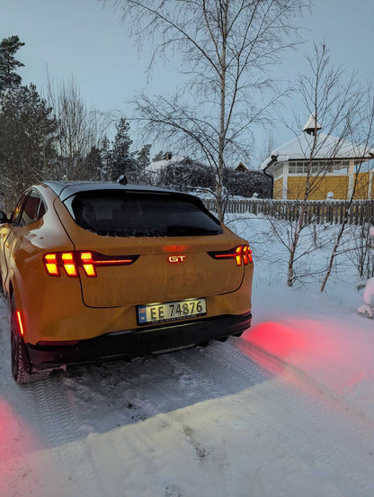ULTIMATE UNBRIDLED EXTENDED PACKAGE 2026 Mustang GT V2 Carbon Fiber Grille with Chrome Pony Emblem and GT Light