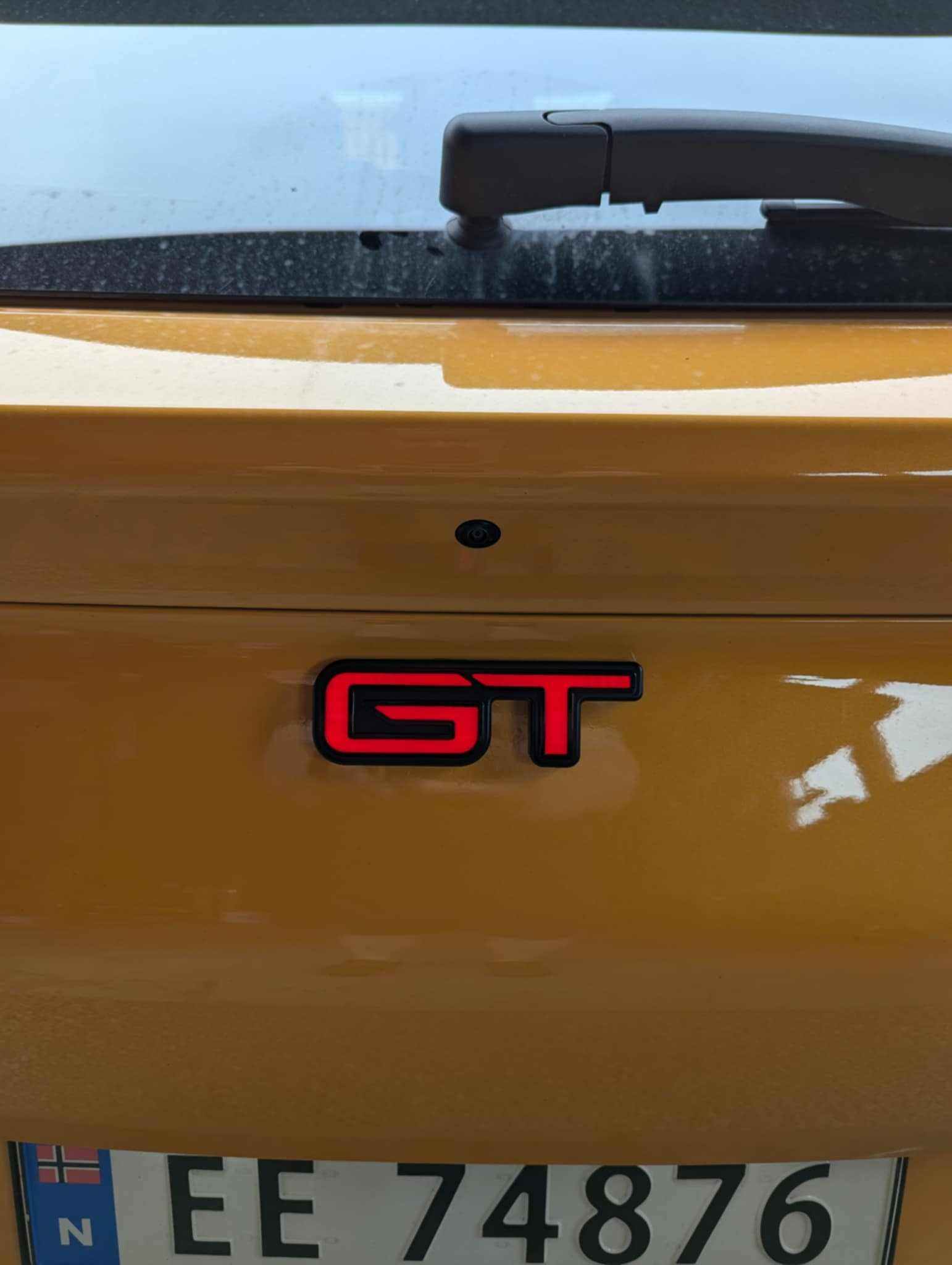 ULTIMATE LIGHT-UP GT LOGO LED rear emblem for Mustang Mach-E GT with dynamic animation and weather resistance