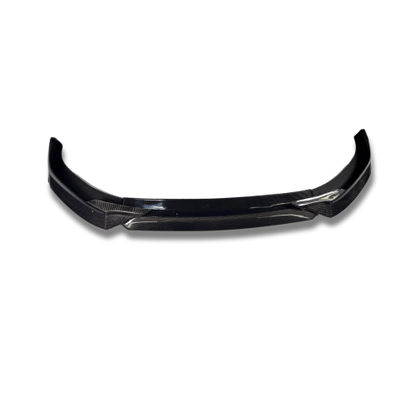 Carbon fiber front lip splitter for Mustang Mach-E GT 2021-2025, enhancing aerodynamics and sporty look