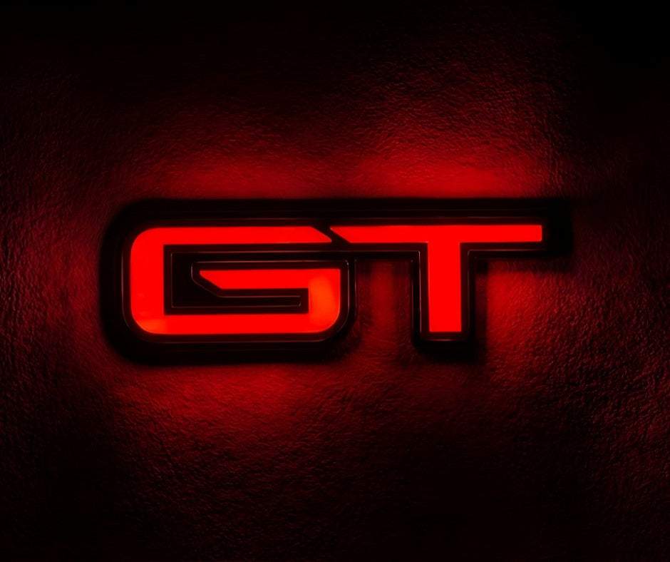 ULTIMATE LIGHT-UP GT LOGO rear emblem with dynamic LED for Mustang Mach-E GT 2021-2026