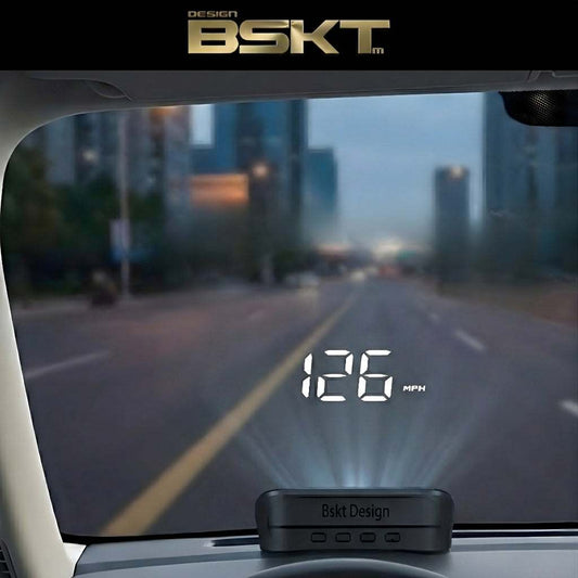 HEAD UP DISPLAY GPS HUD premium widescreen LED speed display for Mustang Mach-E windshield projection