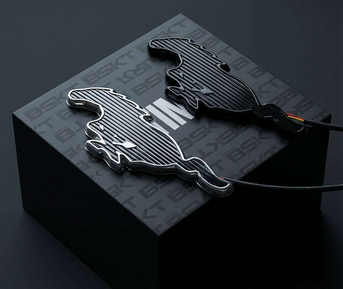 BSKT LIGHT-UP REAR ULTIMATE PONY LED emblem for Mustang Mach-E 2026 model