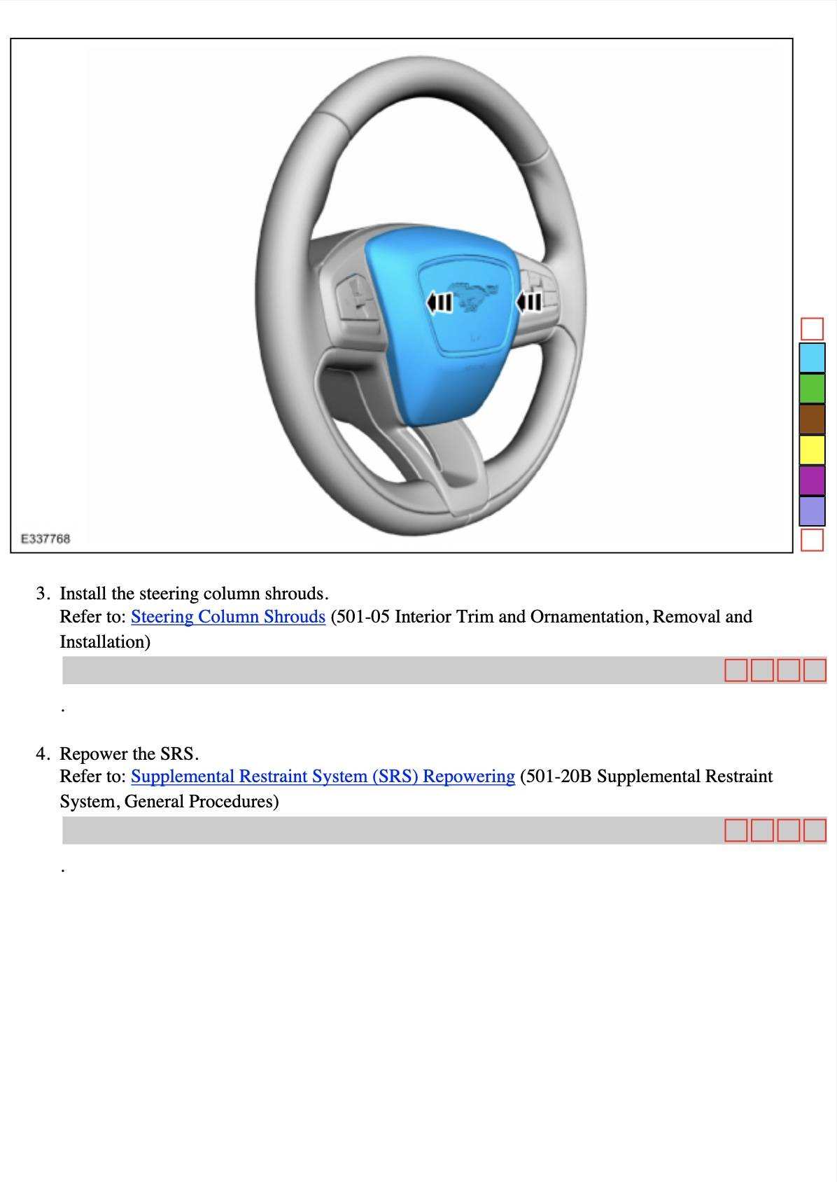 Custom made steering wheel for Mustang Mach-E with premium leather and Alcantara grips