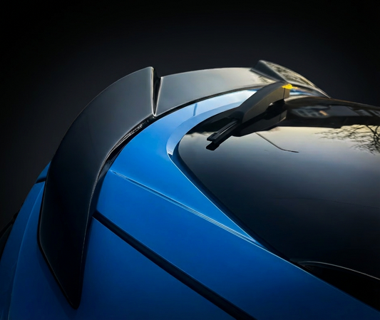 Spoiler V3 carbon fiber trunk spoiler fender to fender for Mustang Mach-E 2021-2025