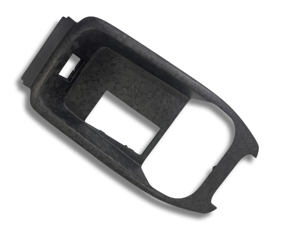 carbon fiber wireless console replacement for Mustang Mach-E with scratch-resistant finish