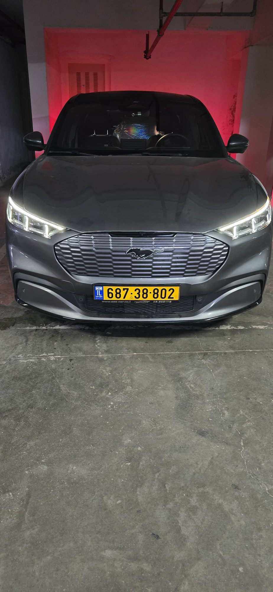 Premium 3D grill kit for Mustang Mach-E with modular design and authentic GT color options