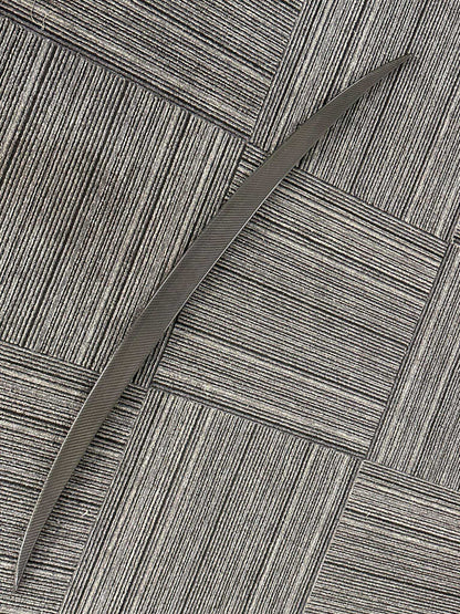 Spoiler V1 carbon fiber trunk spoiler for 2021-2025 Mustang Mach-E on gray textured floor